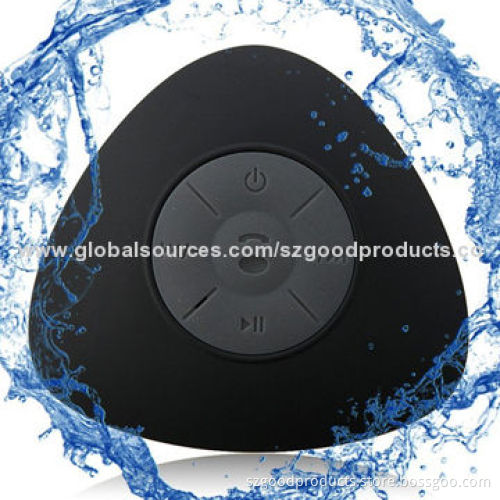 Lowest cost waterproof Bluetooth speaker, with portable and novelty design for gift promotion